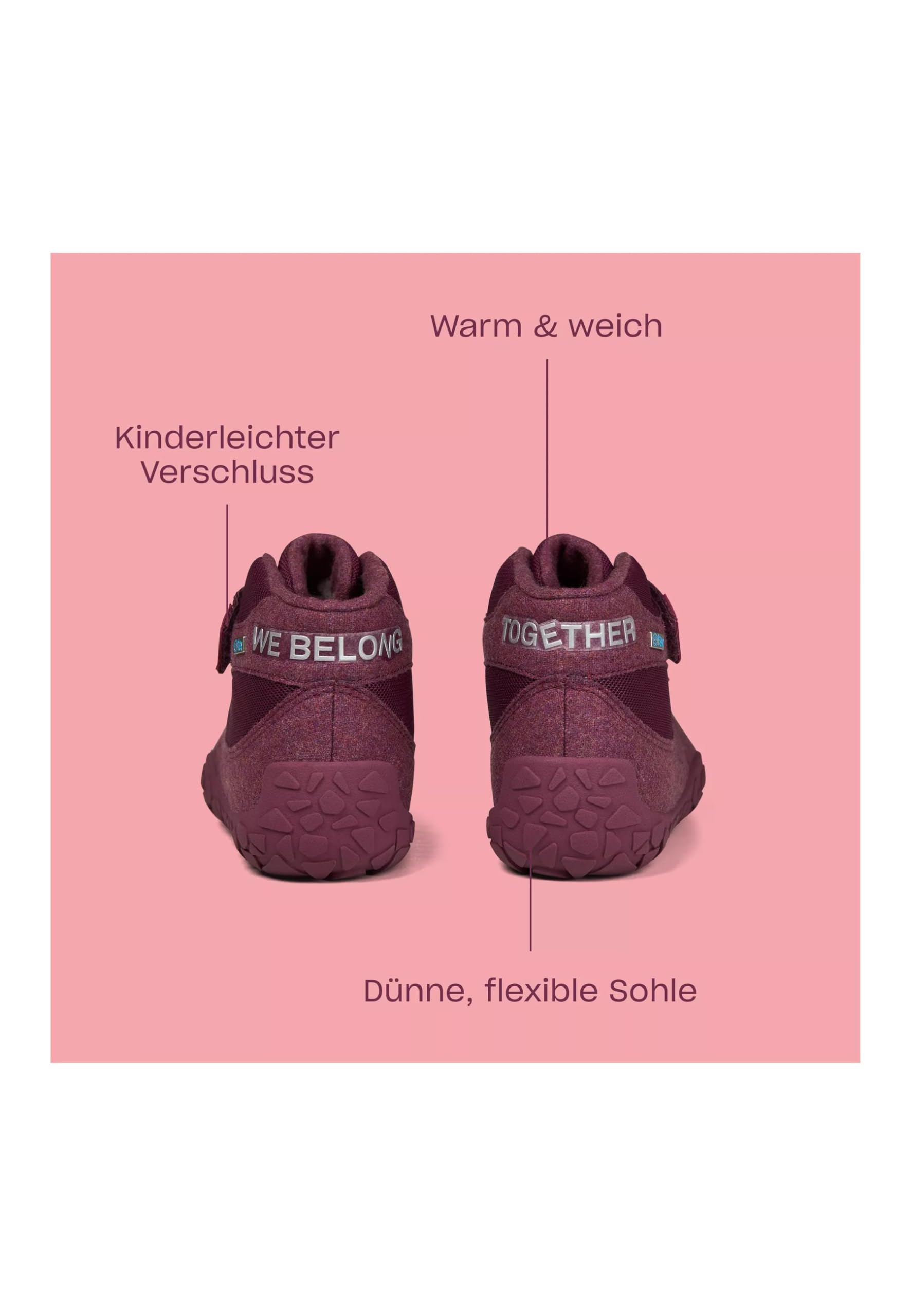 affenzahn-winter-boot-wool-comfy-wintersneaker-wolle-dreamer-beerenrot-beere-gr- image 3
